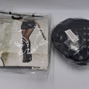 Sexy Cop INCOMPLETE Costume Halloween Anita Bribe Hat Police Cop Officer Med